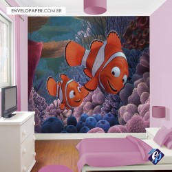 Painel Fotográfico Adesivo Infantil - Nemo 301x290cm