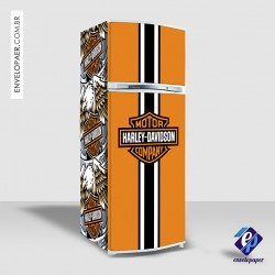 Adesivos para Envelopamento de Geladeira - Harley Davidson 03