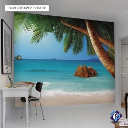 Painel Fotográfico Adesivo - Praia 01 301x290cm