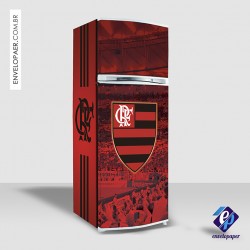 Adesivos para Envelopamento de Geladeira - Flamengo