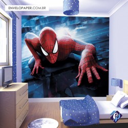 Painel Fotográfico Adesivo Infantil - Homem aranha 03 301x290cm