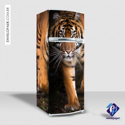 Adesivos para Envelopamento de Geladeira - Tigre 01