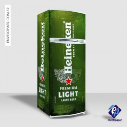 Adesivos para Envelopamento de Geladeira - Heineken 01