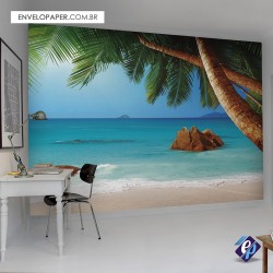 Painel Fotográfico Adesivo - Praia 01 401x290cm