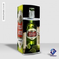 Adesivos para Envelopamento de Geladeira - Stella Artois 01