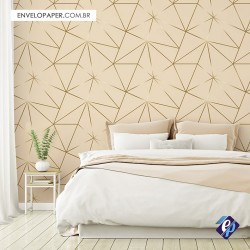 Papel de Parede Autoadesivo Zara Decore Gold