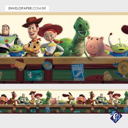 Faixa Adesiva de Parede - Toy Story 02