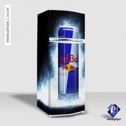 Adesivos para Envelopamento de Geladeira - Red Bull 01