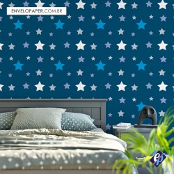 Papel de Parede Autoadesivo Infantil Star Boy