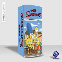 Adesivos para Envelopamento de Geladeira - Os Simpsons 01