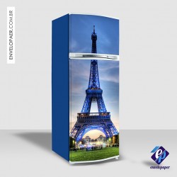 Adesivos para Envelopamento de Geladeira - Torre Eiffel 02