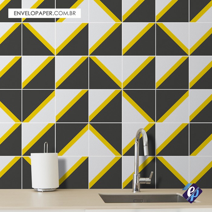 Soprador de cabelo retrô com lavagem de parede de azulejos vintage