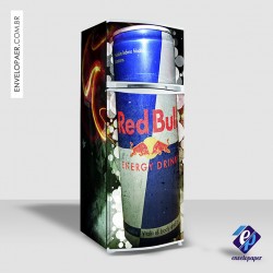 Adesivos para Envelopamento de Geladeira - Red Bull 03