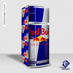 Adesivos para Envelopamento de Geladeira - Red Bull 04